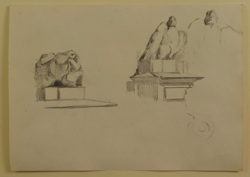 1897-1904 ca. - Particolari architettonici con rapaci